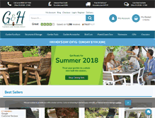 Tablet Screenshot of gardensandhomesdirect.co.uk